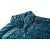 imageWULFUL Men Dress Shirt Sequins Long Sleeve Button Down Shirt Luxury Disco Party Nightclub Christmas Prom CostumeBlue033