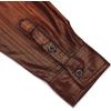 imageWULFUL Men Dress Shirt Sequins Long Sleeve Button Down Shirt Luxury Disco Party Nightclub Christmas Prom CostumeBrown0157