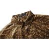imageWULFUL Men Dress Shirt Sequins Long Sleeve Button Down Shirt Luxury Disco Party Nightclub Christmas Prom CostumeGold033