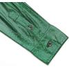 imageWULFUL Men Dress Shirt Sequins Long Sleeve Button Down Shirt Luxury Disco Party Nightclub Christmas Prom CostumeGreen0154
