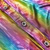 imageWULFUL Men Dress Shirt Sequins Long Sleeve Button Down Shirt Luxury Disco Party Nightclub Christmas Prom CostumeMulticolor01
