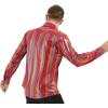 imageWULFUL Men Dress Shirt Sequins Long Sleeve Button Down Shirt Luxury Disco Party Nightclub Christmas Prom CostumeMulticolor035