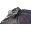 imageWULFUL Men Dress Shirt Sequins Long Sleeve Button Down Shirt Luxury Disco Party Nightclub Christmas Prom CostumeSilver033