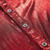 imageWULFUL Men Dress Shirt Sequins Long Sleeve Button Down Shirt Luxury Disco Party Nightclub Christmas Prom CostumeWine Red002
