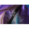 imageWULFUL Mens 70s Disco Costume Party Sequin Metallic Varsity Bomber JacketBlue