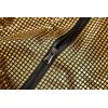 imageWULFUL Mens 70s Disco Costume Party Sequin Metallic Varsity Bomber JacketGold