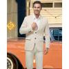 imageWULFUL Mens Casual Blazer Suit Jackets Slim Fit Two Button Sport Coats Lightweight Business Jacket