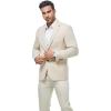 imageWULFUL Mens Casual Blazer Suit Jackets Slim Fit Two Button Sport Coats Lightweight Business Jacket