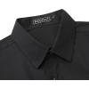 imageWULFUL Mens Casual Long Sleeve Dress Shirts Business Formal Solid Regular Fit Button Down Shirt with Pocket