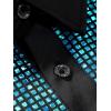 imageWULFUL Mens Disco Shirt Sequins Short Sleeve Button Down Shirts 70s Party Costume Dress ShirtsLake Blue