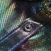 imageWULFUL Mens Disco Shirt Sequins Short Sleeve Button Down Shirts 70s Party Costume Dress ShirtsMulticolor0152