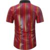 imageWULFUL Mens Disco Shirt Sequins Short Sleeve Button Down Shirts 70s Party Costume Dress ShirtsMulticolor053