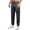 imageWULFUL Mens Metallic 70s Disco Costume Sequin Party Jogger PantsBlack