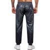 imageWULFUL Mens Metallic 70s Disco Costume Sequin Party Jogger PantsBlack