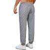imageWULFUL Mens Metallic 70s Disco Costume Sequin Party Jogger PantsSilver