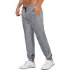 imageWULFUL Mens Metallic 70s Disco Costume Sequin Party Jogger PantsSilver