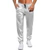 imageWULFUL Mens Metallic 70s Disco Costume Sequin Party Jogger PantsSliver01