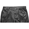 imageWULFUL Mens Night Club Party Gold Leather Pants Metallic Straight Leg Bottoms Disco Halloween Costume