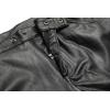 imageWULFUL Mens Night Club Party Gold Leather Pants Metallic Straight Leg Bottoms Disco Halloween Costume