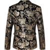imageWULFUL Mens Suit 3 Piece Slim Fit One Button Solid Blazer Jacket Vest Pants Set