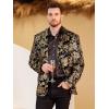 imageWULFUL Mens Suit 3 Piece Slim Fit One Button Solid Blazer Jacket Vest Pants Set