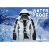 imageWULFUL Mens Waterproof Ski Jacket Warm Winter Snow Coat Mountain Windbreaker