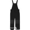 imageWULFUL Kids Waterproof Ski Bib Boys Girls Winter Snow PantsBlack
