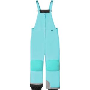 imageWULFUL Kids Waterproof Ski Bib Boys Girls Winter Snow PantsBlue