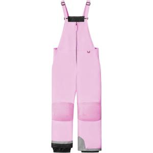imageWULFUL Kids Waterproof Ski Bib Boys Girls Winter Snow PantsPink