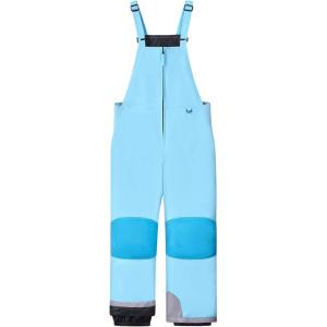 imageWULFUL Kids Waterproof Ski Bib Boys Girls Winter Snow PantsSky Blue