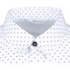 imageWULFUL Mens Casual Long Sleeve Dress Shirt Print Cotton Business Button Down Shirts Regular FitWhite