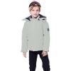 imageWULFUL Kids Waterproof Ski Jacket Warm Fleece Hooded Boys and Girls Winter Snow Coat OutwearWindproof RainCoatLight Gray