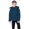 imageWULFUL Kids Waterproof Ski Jacket Warm Fleece Hooded Boys and Girls Winter Snow Coat OutwearWindproof RainCoatPeacock Blue