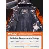 imageWULFUL Womens Waterproof Ski Jacket Warm Winter Coats Windproof Winter Jackets for Women Fleece Lined Windbreaker with HoodBlack Camo