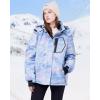 imageWULFUL Womens Waterproof Ski Jacket Warm Winter Coats Windproof Winter Jackets for Women Fleece Lined Windbreaker with HoodDigital Printing06