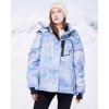 imageWULFUL Womens Waterproof Ski Jacket Warm Winter Coats Windproof Winter Jackets for Women Fleece Lined Windbreaker with HoodDigital Printing06