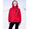 imageWULFUL Womens Waterproof Ski Jacket Warm Winter Coats Windproof Winter Jackets for Women Fleece Lined Windbreaker with HoodRed