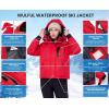 imageWULFUL Womens Waterproof Ski Jacket Warm Winter Coats Windproof Winter Jackets for Women Fleece Lined Windbreaker with HoodRed