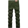 imageWULFUL Mens Slim Fit Skinny Stretch Comfy Jeans Denim PantsArmy Green