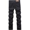 imageWULFUL Mens Slim Fit Skinny Stretch Comfy Jeans Denim PantsBlack Grey