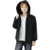 imageWULFUL Boys Flannel Fleece Jackets Plaid Sherpa Hoodie Zip Up Winter Coat 514 YearsBlack