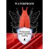 imageWULFUL Kids Waterproof Ski Bib Boys Girls Winter Snow PantsRed