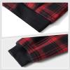 imageWULFUL Boys Flannel Fleece Jackets Plaid Sherpa Hoodie Zip Up Winter Coat 514 YearsRed 711