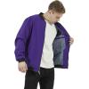imageWULFUL Mens Lightweight Jackets Casual Windbreaker Stylish Light Golf Work Dress BusinessPurple