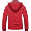 imageWULFUL Mens Ski Jackets Warm Winter Snow Windbreaker Resistant Snowboard Fleece Coat Mountain Waterproof Parka with Hood Red Large