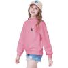 imageWULFUL Girls Casual Crew neck Sweatshirts Long Sleeve Fashion Pullovers for Teen GirlsPink