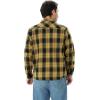 imageWULFUL Mens Flannel Fleece Jackets Sherpa Lined Shirt Jacket Plaid Jackets Shacket Winter Outerwear WarmBlack Yellow976