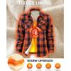 imageWULFUL Mens Flannel Fleece Jackets Sherpa Lined Shirt Jacket Plaid Jackets Shacket Winter Outerwear WarmNavy Yellow566