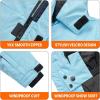 imageWULFUL Boys Winter Waterproof Ski Coat Kids Windproof Snow Jacket with Detachable HoodLight Blue