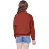 imageWULFUL Girls Casual Crew neck Sweatshirts Long Sleeve Fashion Pullovers for Teen GirlsBrown